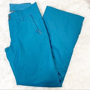 The North Face Women's Teal Snow Pants Size Small